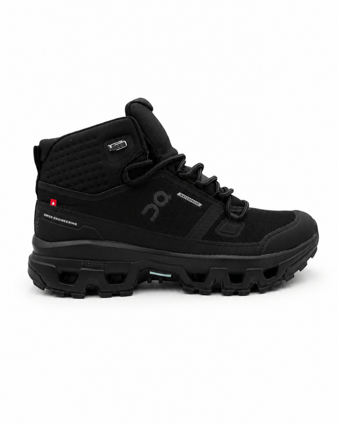 On Cloudrock Mid Waterproof Total Black