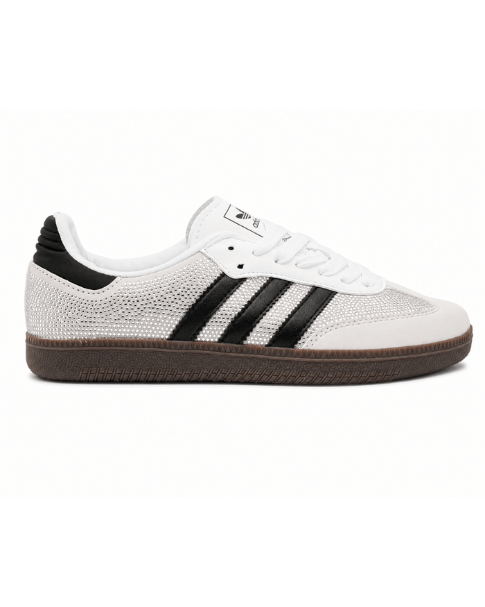 Adidas Samba OG Rhinestone Crystal White Silver